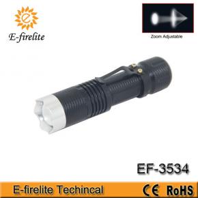 EF-3534 Zoom adjustable led flashlight