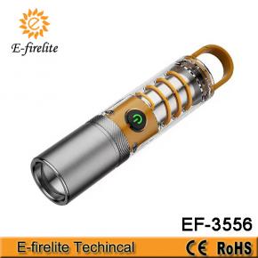 EF-3556 New LEDTungsten Flashlight Multi-functional Camping Atmosphere Lamp Camping Outdoor Telescopic Zoom Flashlight
