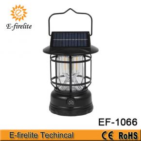 EF-1066 New High Brightness Type C Solar Portable Tent Light Rechargeable tungsten wire Camping Light Solar Camping Lantern