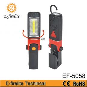 EF-5058 LED Work Light, COB Magnetic Clip on Work Light, 360 degree Rotatable Portable Clamp Worklight for Job Site,Car Repairing,Workshop