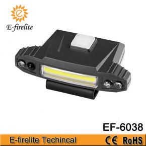 EF-6038 Motion Sensor Helmet Headlamp Clips Usb Rechargeable Hard Hat Working Head Lamp