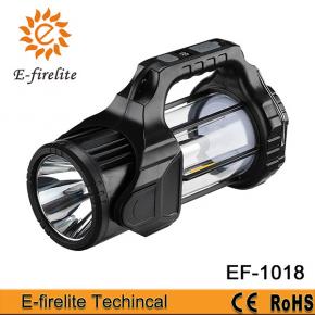 EF-1018 Powerful Search Light Spotlight Rotatable 4500mAh Shoulder Strap Type-C USB Tungsten L2 COB Digital Display Outdoor Searchlight